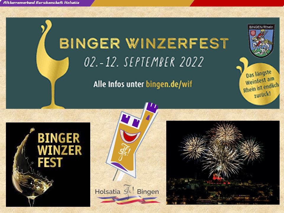 Winzerfest Bingen Holsatia Bingen